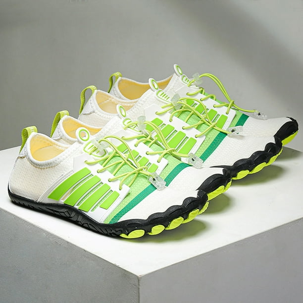 Zapatos Acuáticos Aqua Shoes Zapatos descalzos transpirables Unisex para exteriores River Sea (Blanco 36) Ndcxsfigh Para Estrenar