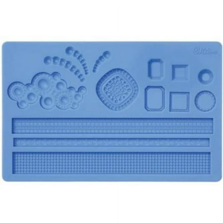 Wilton 409-2551 Fondant and Gum Paste Silicone Mold Jewelry