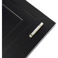 thumbnail image 4 of Swinging Doors Cafe Doors,Wood Saloon Swing Doors,Saloon Cafe Doors, Swinging Barn Door Swinging Door Auto Close Kitchen Bathroom Hallway Bar Swinging Door for Indoor (Black 35.4"x35.4"), 4 of 9