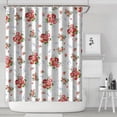 thumbnail image 2 of Waterproof Pioneer Shower Curtain 72x84 Inch Polyester Unique Cute Floral Shower Curtain for Bathroom Hotel Home Decor with 12 Plastic Hooks, 2 of 5