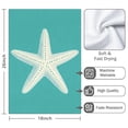 thumbnail image 3 of 2 Pcs Funny Kitchen Towels,White Starfish Microfiber Dish Towels,Kitchen Tea Towels,Kitchen Towel Set (18" X 26"), 3 of 3