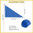 thumbnail image 2 of Uxcell 50Pcs Deep Blue Pennant Stick Flag, 8.3 x 5.5 Inch Handheld Solid Color Flags on Plastic Stick for DIY Graffiti Birthday Carnival Festival Celebration Sports Grand Opening Party, 2 of 6