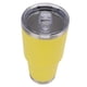 thumbnail image 5 of Botella térmica de acero inoxidable con aislamiento al vacío, taza de café de doble pared con tapa para viajes, color amarillo, 5 of 15