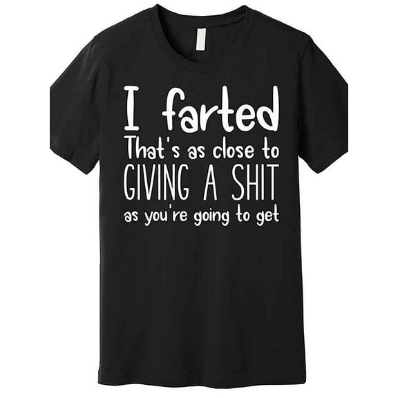 1pc, Men's I FARTED Letter Print Crew Neck And Short Sleeve T-shirt, Pure Tops For Summer Casual And Street Wear