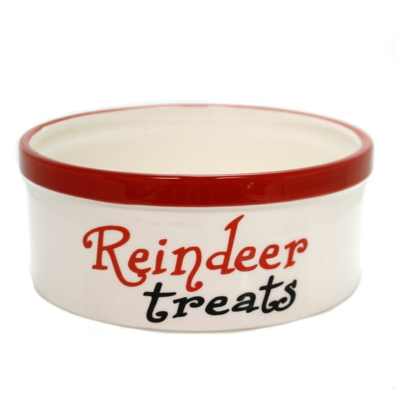 Tabletop Reindeer Treats Dish Ceramic Hand Wash Only 9734162