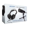 thumbnail image 2 of Kit de Paquete de Micrófonos para Podcast Zoom ZDM-1 para 4 Personas con Audífonos, Cables de Micrófono y Brazos de Boom (Paquete de 4) (8 Artículos), 2 of 9