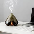 thumbnail image 6 of Handcrafted Ceramic Palo Incense Censer with Ash Catcher and Chimney – Wood Stick & Cone Holder, Home Decor, Perfect for Aromatherapy, Gifts Green, 6 of 6