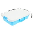 thumbnail image 4 of KAKOWELY Handheld Sandbox Sand Tray with Lid Portable Sandbox Kids Toy Storage Box,15.16"X9.84"X3.54", 4 of 5