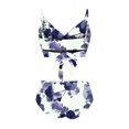 thumbnail image 4 of Conjuntos de Bikinis Traje de Baño Camis de Contraste de Pecho Alto Para Mujer Conjunto de Bikini Dividido Traje de Baño de Dos Piezas Traje de Baño Odeerbi ODB117708, 4 of 4