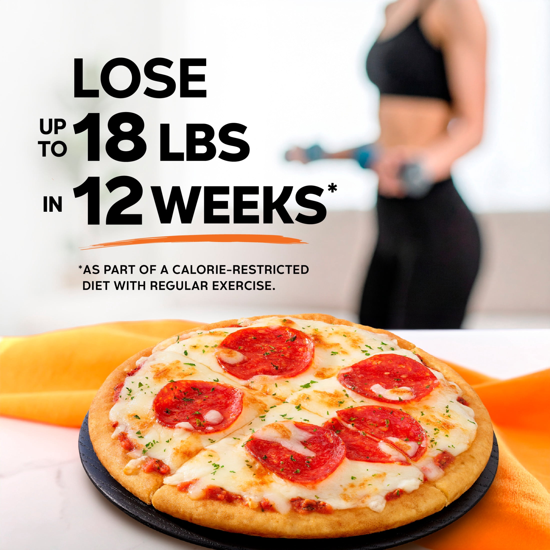 Lean Cuisine Pepperoni Personal Pizza Microwave Meals for Lunch or Dinner, 6 oz (Frozen)