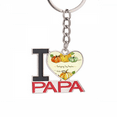 thumbnail image 1 of Calabaza patron de dibujos animados de día de Acción de gracias El soporte del llavero de metal del llavero ama a papá, 1 of 3