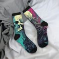 thumbnail image 5 of Logiee Cartoon Art Skull Print Adult Socks for Men & Women,Calf Socks, Ankle Socks,Boots Socks,Breathable Casual Sock,Unisex Crew Socks, 5 of 6
