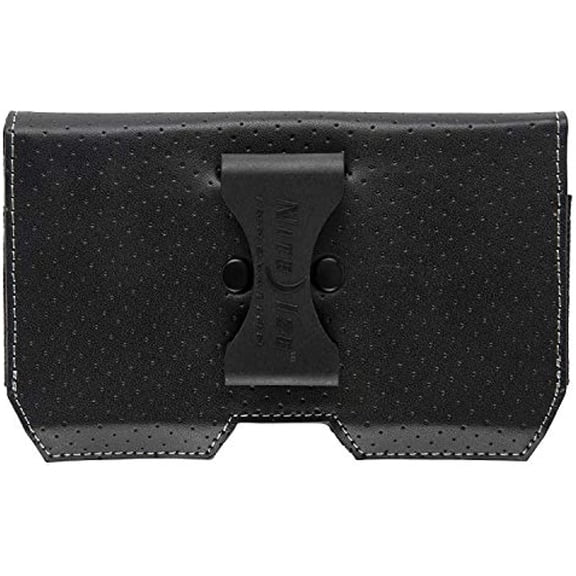 Nite Ize Clip Case Executive Large - Holster bag for cell phone - genuine leather - black