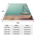 thumbnail image 3 of Salouo Vintage Brass Balance Scale Print Bed Blankets,Flannel Blanket Comfortable Air Conditioning Blanket Lightweight Blanket for Sofa Bed Travel & Couch -60"x50", 3 of 8