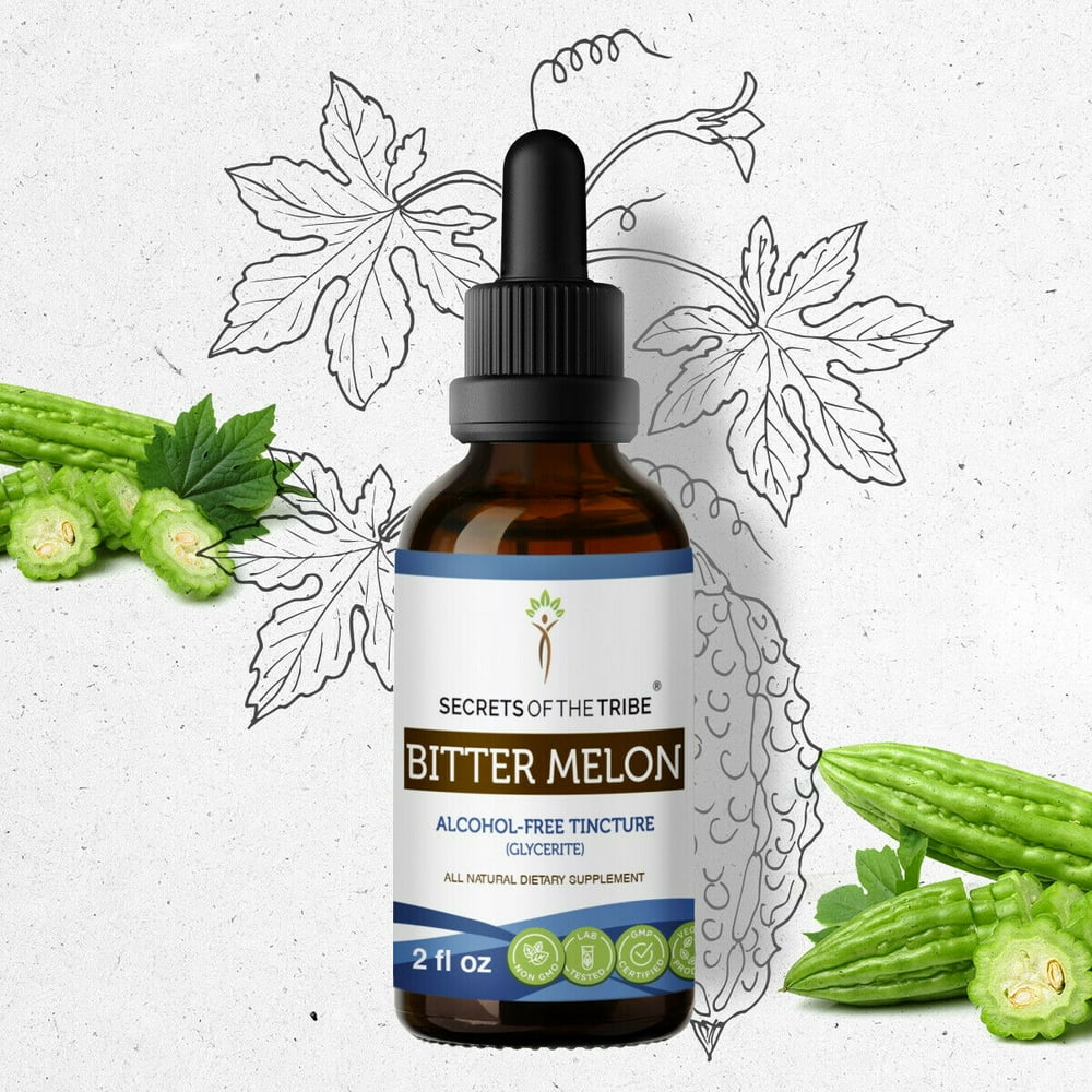 Bitter Melon Tincture AlcoholFREE Extract, Wildcrafted, Healthy Blood