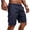 Navy, variant on HAJWOH Cargo Shorts for Men - Big and Tall Casual Summer Elastic Waist Outdoor Work Hiking Cargo Short Pants with Pockets
