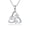 celtic knot, variant on Diamond Witches Knot Necklace for Women 925 Sterling Silver Witch Knot Pendant Fine Jewelry