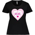 thumbnail image 3 of Inktastic Mimi Pink Valentine Hearts Women's Plus Size T-Shirt, 3 of 5