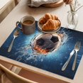 thumbnail image 3 of Sport Football Placemats Set of 2, with Water Non-Slip Place Mats Washable Table Mats for Kitchen Dining Table Decorations Indoor/Outdoor, 3 of 9