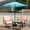 Blue, variant on Autlaycil Patio Furniture Set 5 Pieces, Beige Outdoor Swivel Rocking Chairs Set, 9ft Beige Patio Umbrella with Base Garden Conversation Bistro Sets for Porch, Pool, Backyard