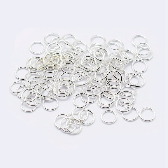 925 Sterling Silver Open Jump Rings Round Rings Silver 7x1mm Inner Diameter: 5mm