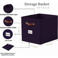 thumbnail image 3 of Storage Basket xx Baskets Storage Organization Bins with Labels (Kallax/ ), 3 of 9