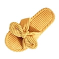 thumbnail image 2 of Taqqpue Open Toe Slipper for Women Women Fashionable Casual Winter Open Toe Home Friendly Soft Cotton Flat Slippers Fuzzy House Slippers Gift for Women, 2 of 7