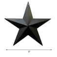 thumbnail image 2 of 8" Rustic Metal 3D Barn Star Patriotic Wall Decor Vintage Wall Star Country Primitive Home Decor, 2 of 7