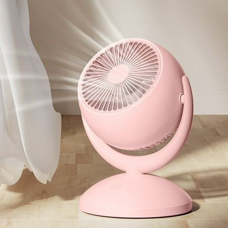 

Lingouzi Whole Room Air Circulator Fan With 4 Speeds Adjust-able Angle Desktop Fan Ideal For Home Office Dormitory