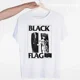 thumbnail image 1 of Camiseta de manga corta con cuello redondo y bandera negra camiseta de banda Punk Rock Henry Rollins barras grandes Verano, 1 of 5