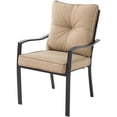 thumbnail image 3 of Mainstays Forest Hills Outdoor Patio Dining Set, Cushioned Metal 5 Piece, Tan, 3 of 17