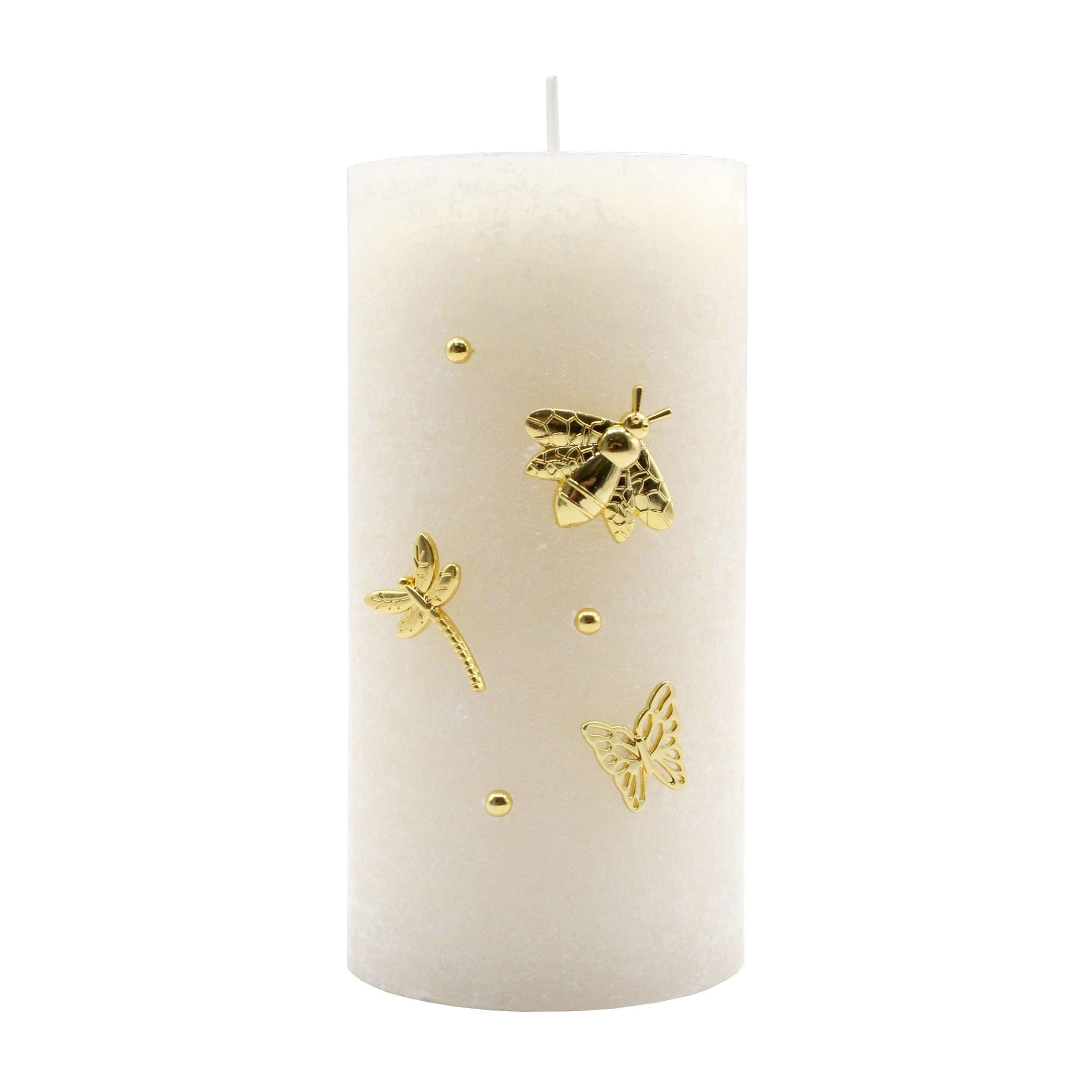 Mainstays Botanical Bug Candle Charms Set for Flute, Pillar, and Votive Candles