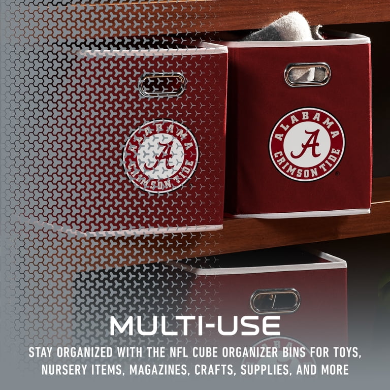 alabama crimson tide tackle box Alabama Crimson Tide Franklin Sports 11'' x 10.5 x 10.5'' Storage Bin -  Terylene Fiber - All Ages