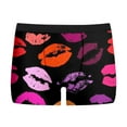 thumbnail image 3 of Men Red Lip Brief Underwear Cool Comfort Breathable Valentine's Day Underwear A XXXL, 3 of 5