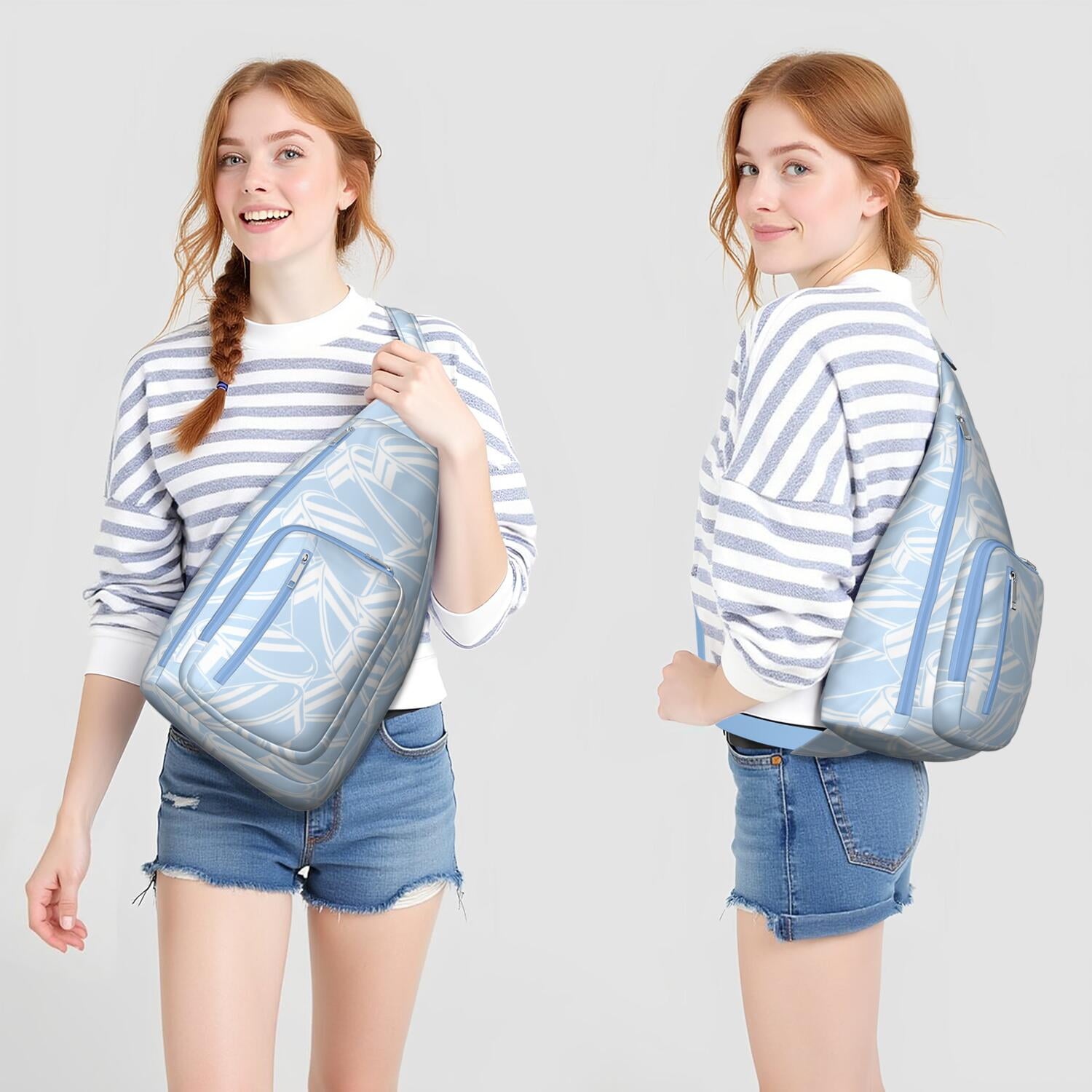 Athletic Journey Sling Backpack - Water-resistant Shoulder Bag for Baseball, Soccer & Competition Gear