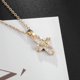 thumbnail image 3 of Collar con colgante de Cruz de cristal para mujer, amuleto pequeño, joyería elegante para banquete, regalo de boda, hermoso, 3 of 4