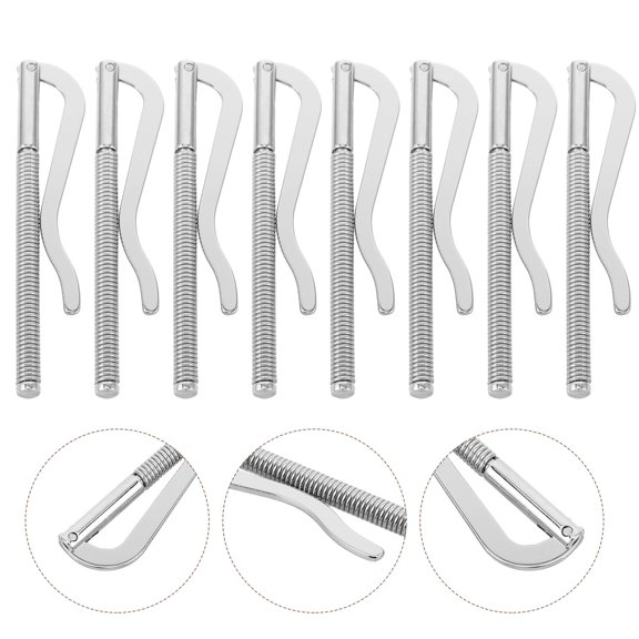 OULII Silver Alloy Money Clip for Wallet Effortless Replacement Installation Perfect for Decor 8pcs