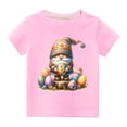 thumbnail image 2 of Wyobmus 2024 Gnomes Easter Eggs T-Shirt for Kids Cotton Round Neck Short Sleeve Shirts for Boys Girls Pink-4 Years, 2 of 7