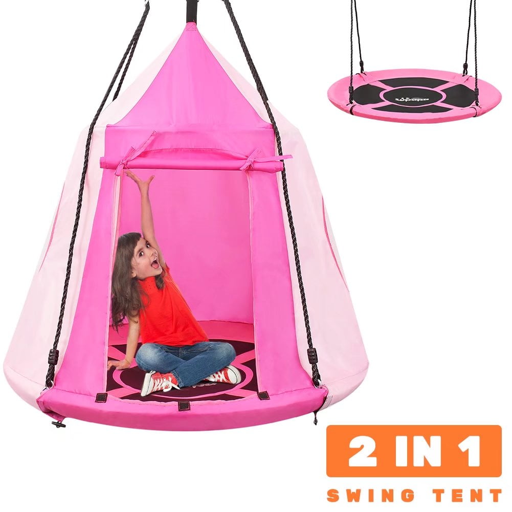 Hanging Tree Swing Tent, Detachable Kids Swing Play House Tent Indoor
