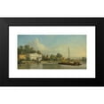thumbnail image 2 of Samuel Scott 14x9 Black Modern Framed Museum Art Print Titled - Pope's Villa, Twickenham (ca. 1759), 2 of 5