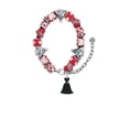 thumbnail image 2 of Black Dress Red Christmas Bead Bracelet, 2 of 4
