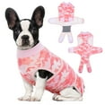 thumbnail image 1 of PUMYPOREITY Dog Surgical Recovery Suit, Breathable Pet Recovery Shirt, Dog Onesie After Surgery, Cone Collar Alternative, Pink Camouflage, 1 of 7