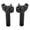 Black, variant on 4.5" Straight Handlebars Risers Riser 1" Bars For Harley Dyna Super Glide FXD US
