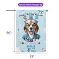 thumbnail image 5 of Just a Certified Nursing Assistant Cna Who Loves Her Beagle House Flag 28x40in Double Sided Beagles Dog Lover Gifts Idea Outdoor Decor - 00003, 5 of 5