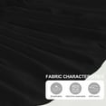 thumbnail image 5 of U-NICE HOME Twin/Twin XL 14" Drop Wrap Around Bed Skirt - Elastic Pleated Wrinkle Resistant, Black, 5 of 6