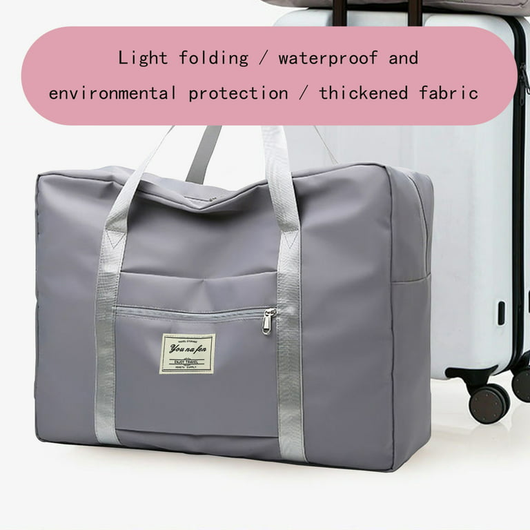 Striped Travel Bag Canvas Hand Luggage Bag Travel Bag Storage Sports Bag