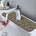 thumbnail image 7 of Xecao Color Summer for Kitchen Sink Splash Guard Faucet Mat , Faucet Guard & Draining mat, (15" X 5.5" ), 7 of 7