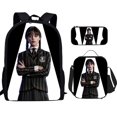thumbnail image 1 of Adams Wednesday School Bag Three-Piece Set, Student Backpack Rucksack-week, 1 of 4