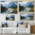 thumbnail image 4 of Designart "Canada Misty Mountain II" Landscapes Floater Framed Canvas Art Print, 4 of 7