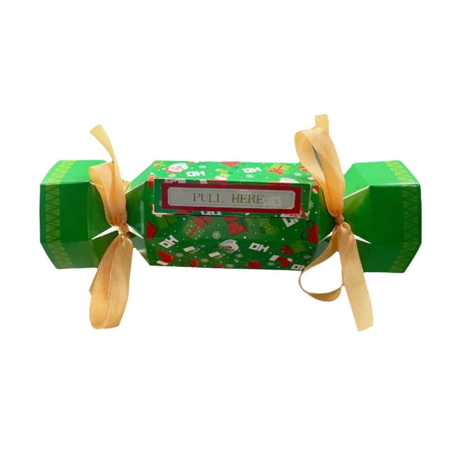 Unique Pull-Out Money Surprise Gift Box for Christmas - Festive Candy-Inspired Cash Dispenser with 10 Individual Pockets, Creative Holiday Gifting Solution